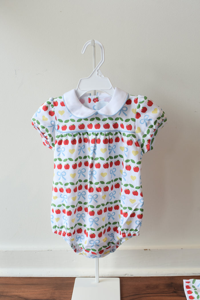 Short Sleeve Evelyn Bubble-Apple Days