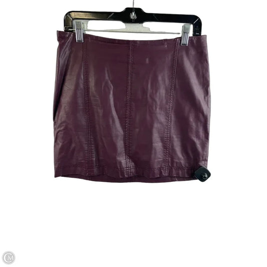 Skirt Mini & Short By Free People In Purple, Size: 6