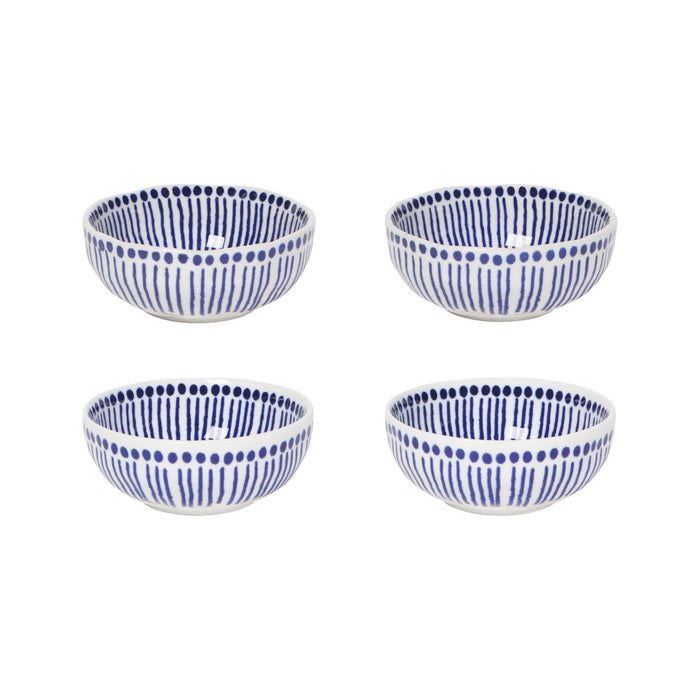 Sprout Stamped Pinch Bowls Set of 4