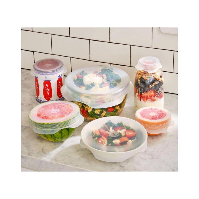Stretch Lid Set of 6 - in use