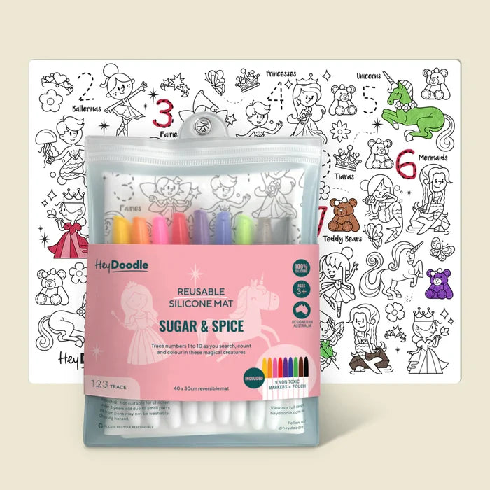 Sugar & Spice Classic Colouring & Doodle Mat ×