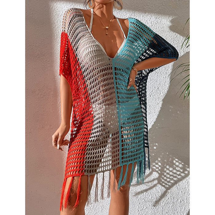 ✨ SUNSET CROCHET – La robe filet qui illumine vos looks d’été