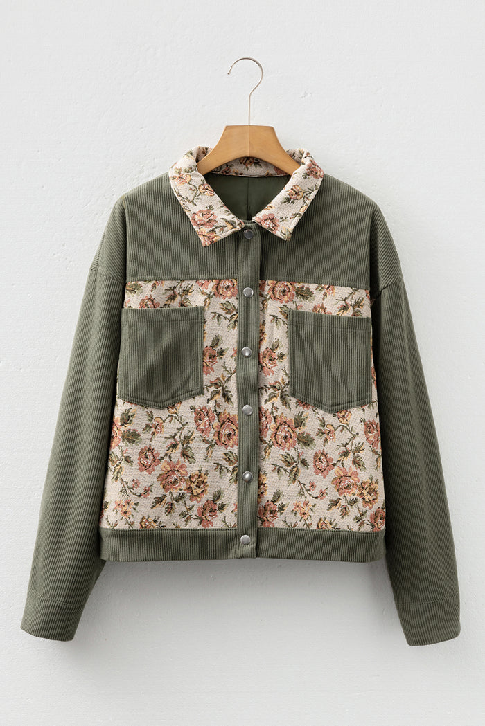 Surchemise Patchwork Florale Rétro