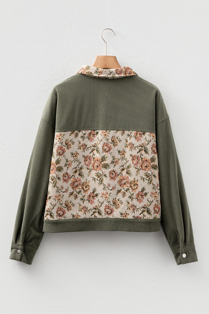 Surchemise Patchwork Florale Rétro