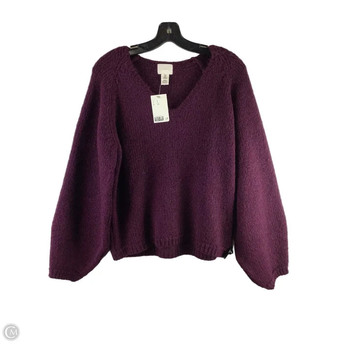 Sweater By H&m In Purple, Size: S