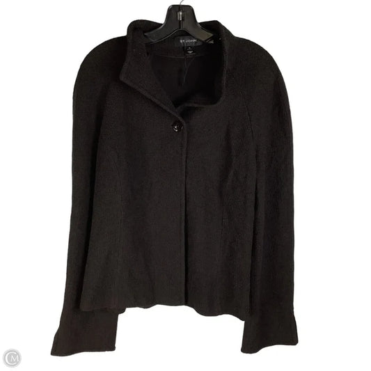 Sweater Cardigan By St. John In Brown, Size: 16