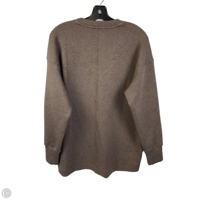 Sweatshirt Crewneck By Spanx In Brown, Size: M