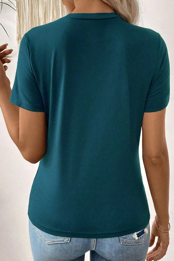 T-shirt Classique à Rayures en Cure-Dents *