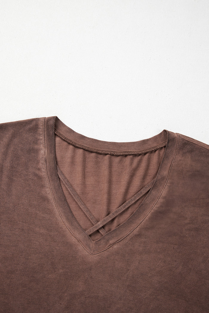 T-shirt en Délavage Minéral *