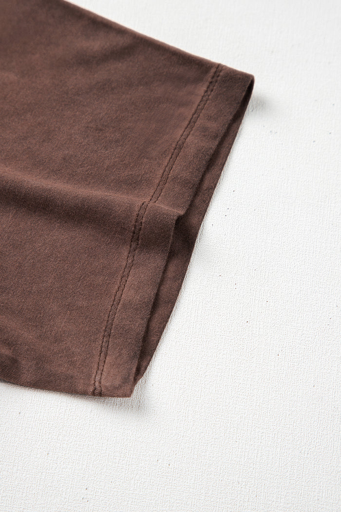 T-shirt en Délavage Minéral *