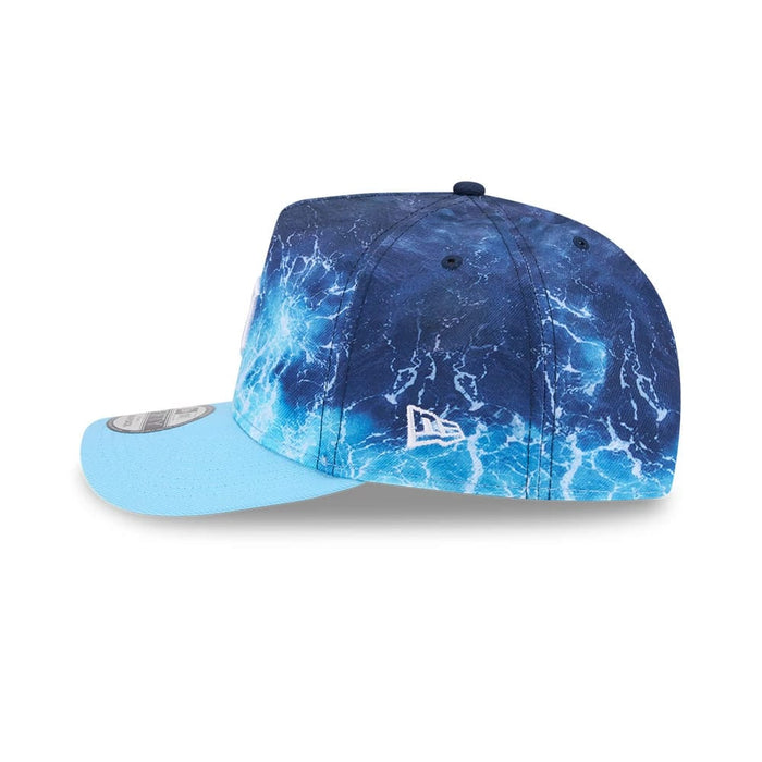 Pictured is this MLB Deep Water Detroit Tigers 9FIFTY A-Frame Snapback cap in pastel blue. 5