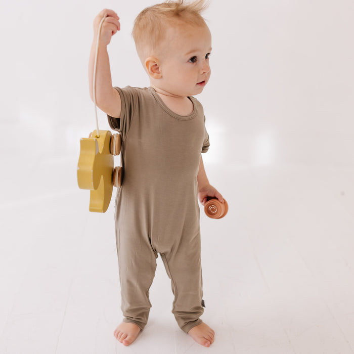 Timber Short Long Romper Luxe Edition | Cotton Bamboo Blend
