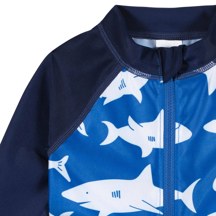 Baby & Toddler Boys Shark Zone Rash Guard-Gerber Childrenswear