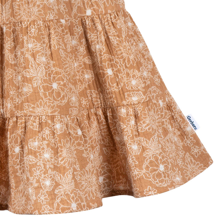 Toddler Girls Groovy Floral Dress