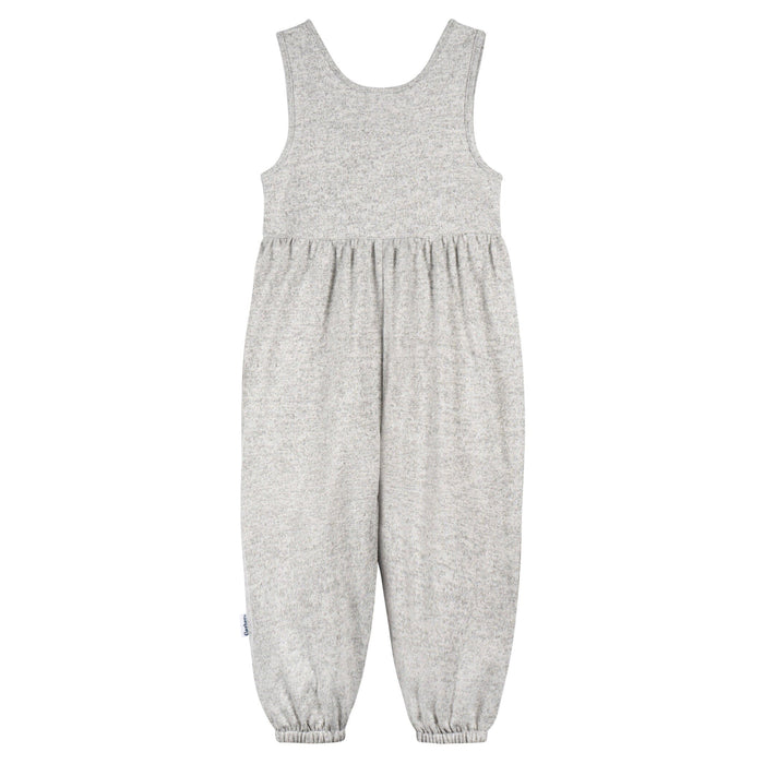 Toddler Girls Lt Grey Heather Romper