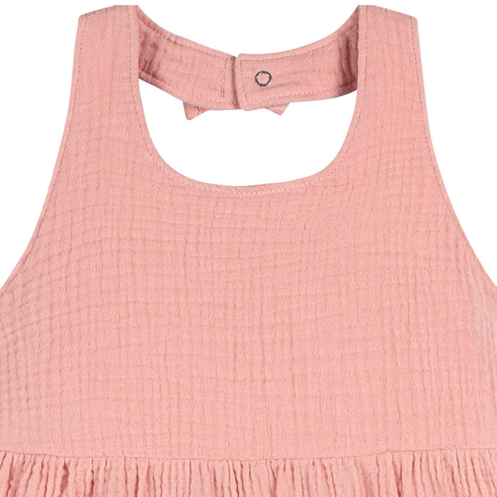 Toddler Girls Rose Pink Romper