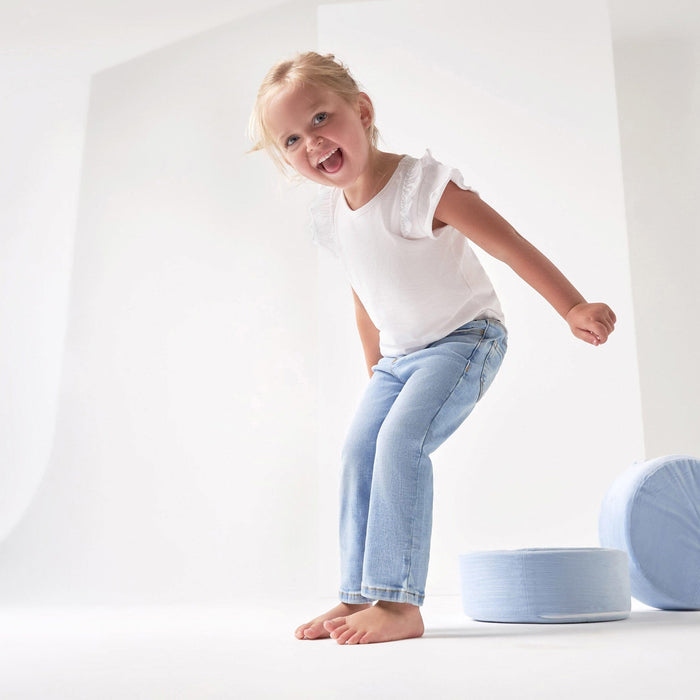 Toddler Neutral Light Blue Skinny Jeans