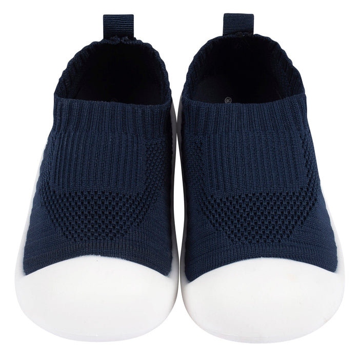 Infant & Toddler Boys Navy Stretchy Knit Slip-On Sneaker