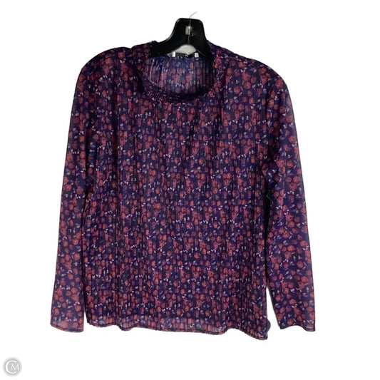 Top Long Sleeve Designer By Sandro In Purple, Size: Estimated S
