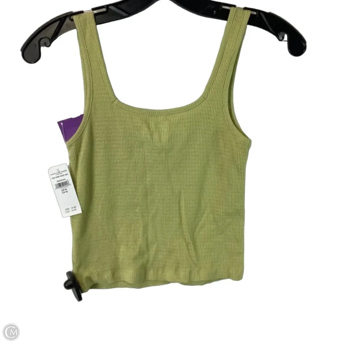 Top Sleeveless By American Eagle In Green, Size: M