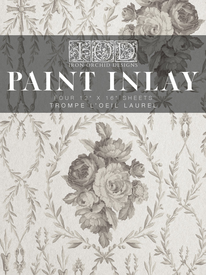 Tromp L' Oeil Laurel Paint InLay by IOD