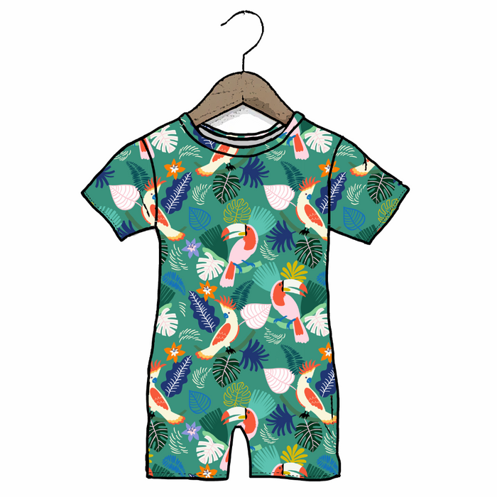 Tu-Can Do It Adult Shorty Romper