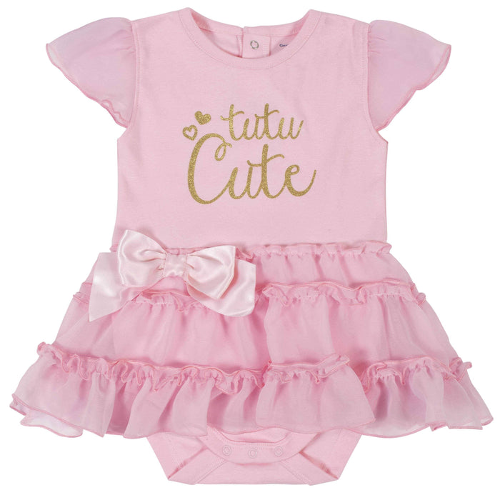 Tutu Cute Bodysuit with Tutu Skirt-Gerber Childrenswear