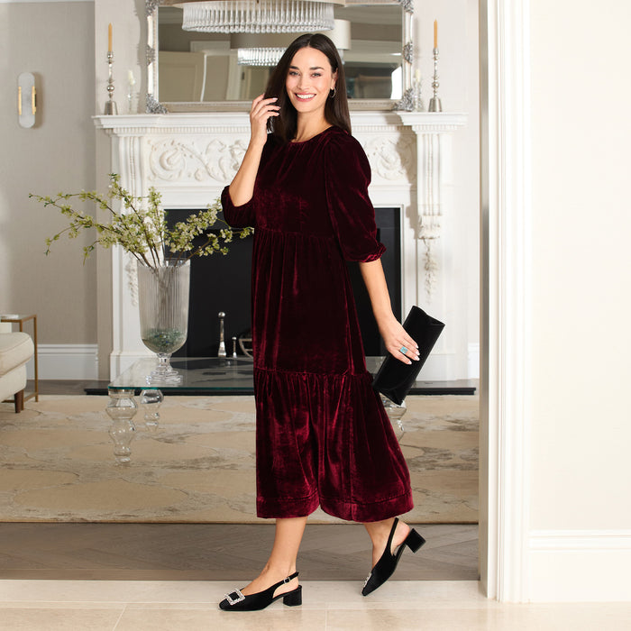 Venezia: Black Velvet Shoes Sole Bliss