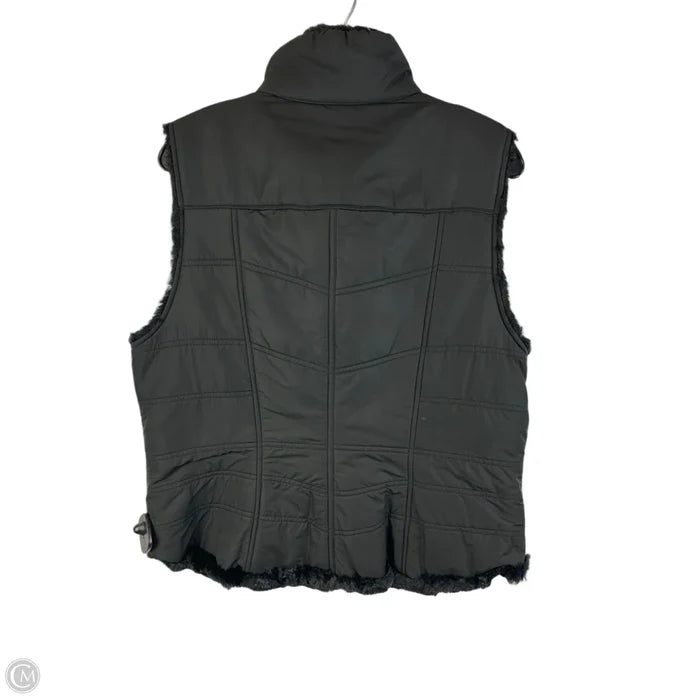 Vest Puffer & Quilted By Cabi In Black, Size: Xl
