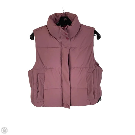 Vest Puffer & Quilted By Flx In Purple, Size: Xs