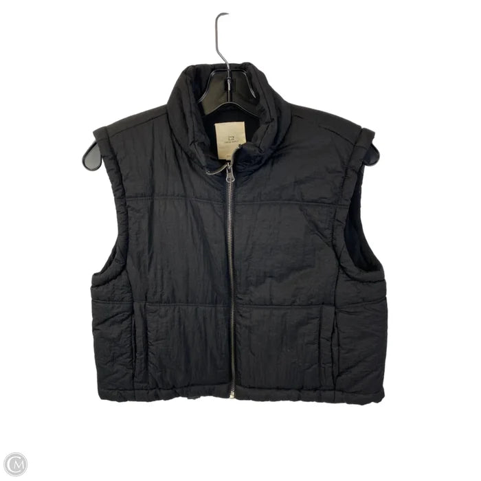 Vest Puffer & Quilted By Thread And Supply In Black, Size: Xs