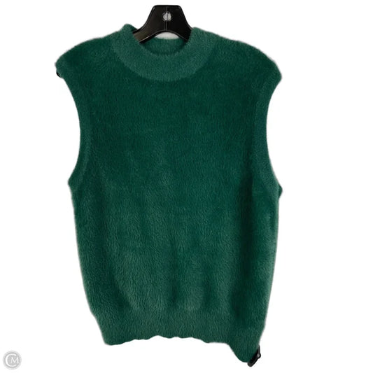 Vest Sweater By Rachel Zoe In Green, Size: M