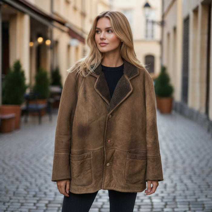 Veste en Peau Retournée par Benini by Shearling