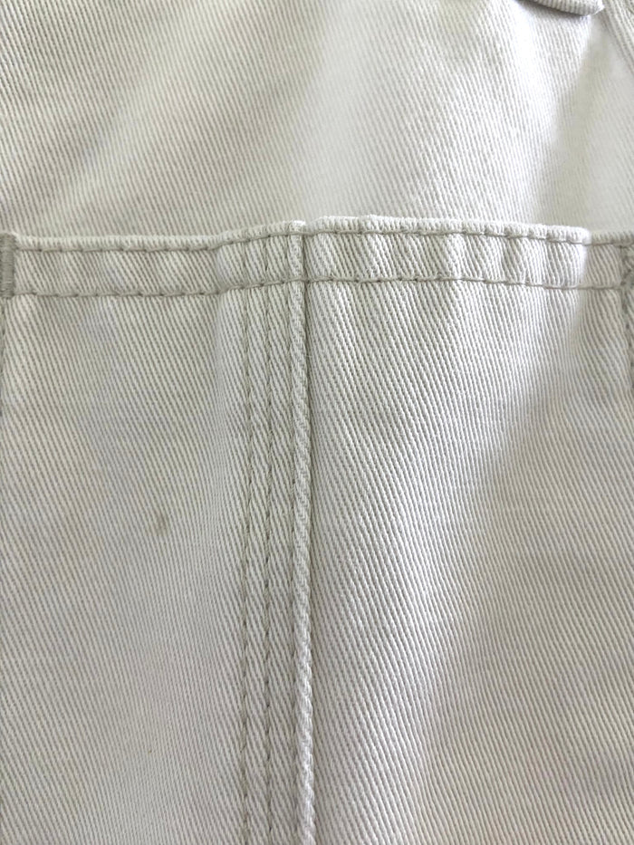 Vintage Beige Union Bay Women's Cargo Denim Overalls 90s y2K *Size Large (Some Imperfections) - Deer Creek Mercantile