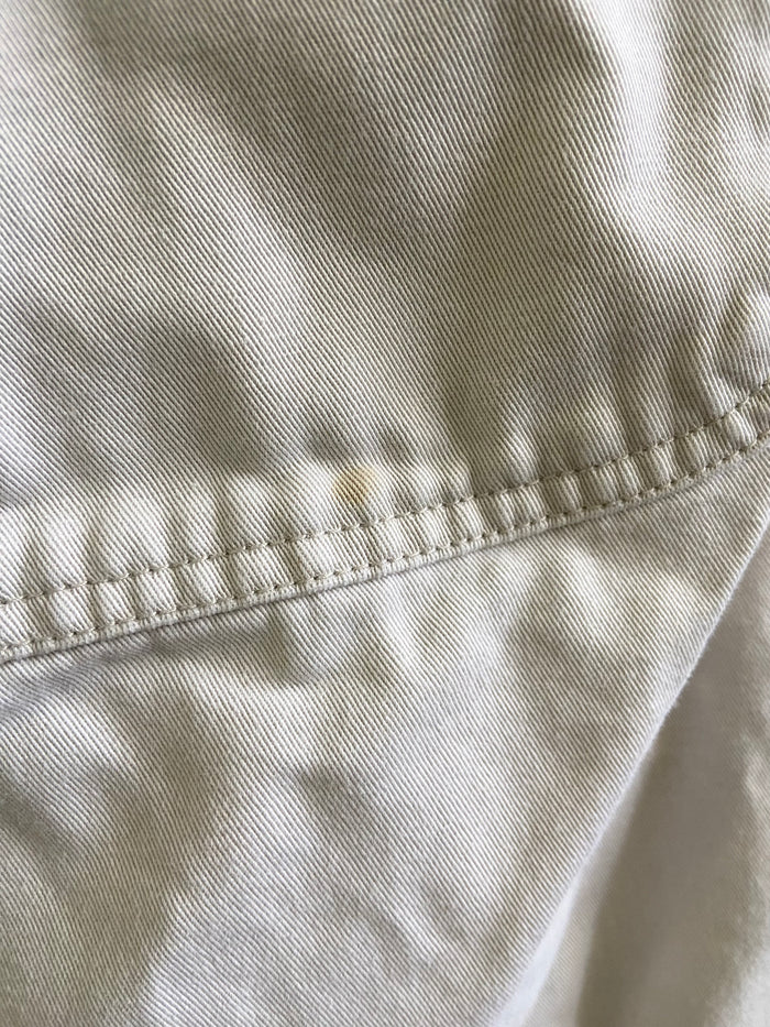 Vintage Beige Union Bay Women's Cargo Denim Overalls 90s y2K *Size Large (Some Imperfections) - Deer Creek Mercantile