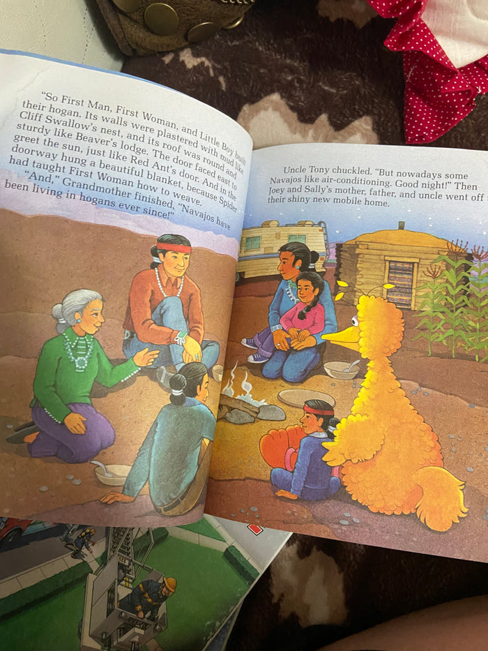 Vintage Little Golden Book - Big Bird Visits Navajo Country, 1992 - Deer Creek Mercantile