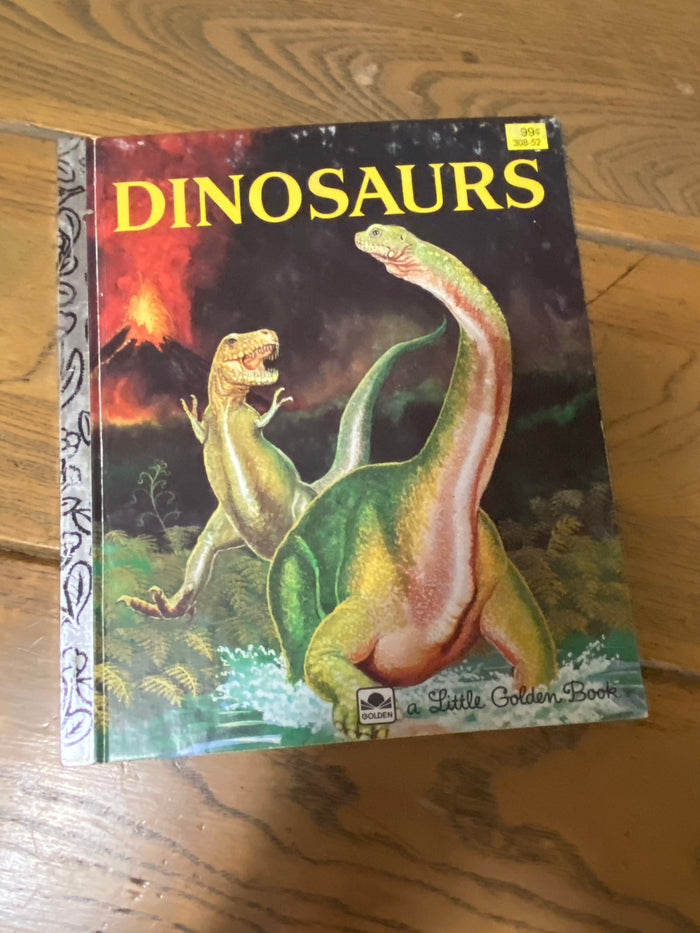 Vintage Little Golden Book - Dinosaurs - Deer Creek Mercantile