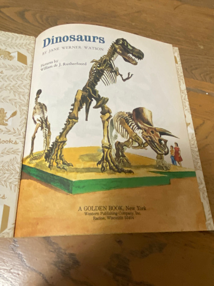 Vintage Little Golden Book - Dinosaurs - Deer Creek Mercantile
