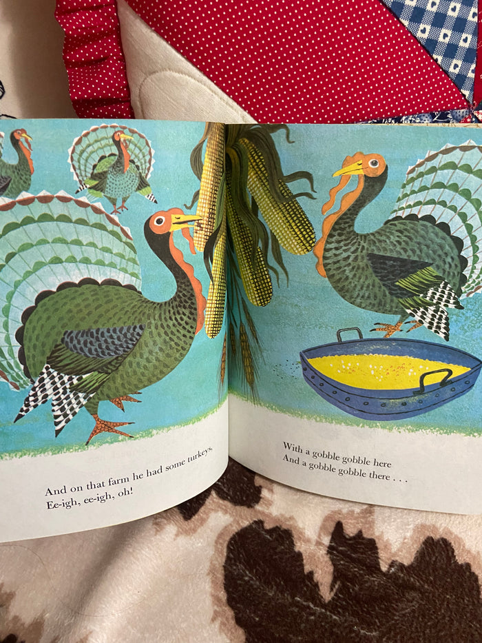 Vintage Little Golden Book - Old MacDonald Had A Farm, 1960 - Deer Creek Mercantile