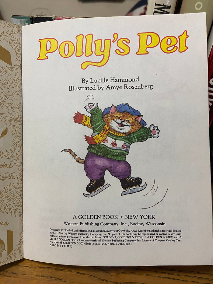 Vintage Little Golden Book - Polly's Pet 1984 - Deer Creek Mercantile