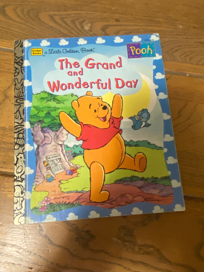 Vintage Little Golden Book - Winnie The Pooh, The Grand And Wonderful Day, 1996 - Deer Creek Mercantile