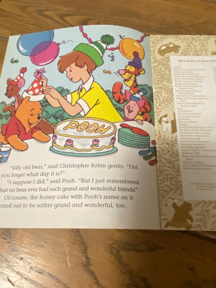 Vintage Little Golden Book - Winnie The Pooh, The Grand And Wonderful Day, 1996 - Deer Creek Mercantile