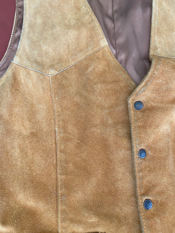 Vintage Men's Western Wear Suede Vest *Size 48L - Deer Creek Mercantile