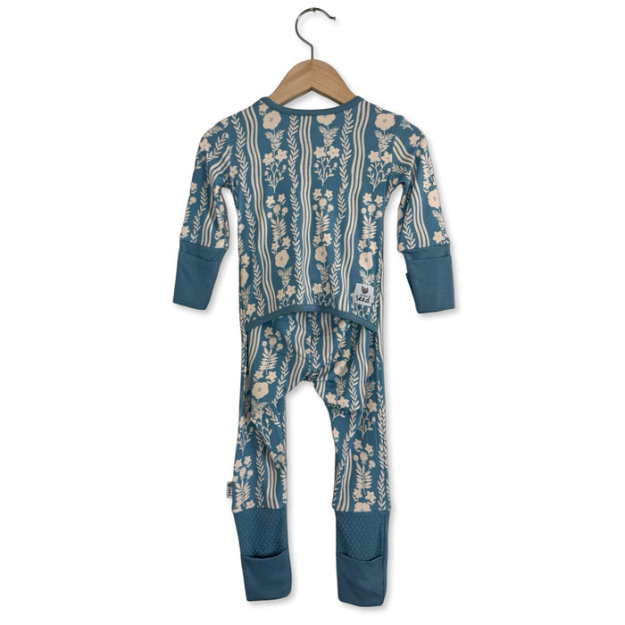 Whimsy Blue Day to Night Romper Luxe Edition | Cotton Bamboo Blend