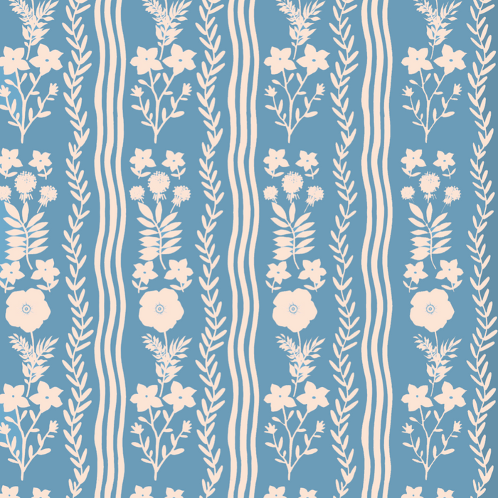Whimsy Blue Luxe Plush Nuzzle Blanket