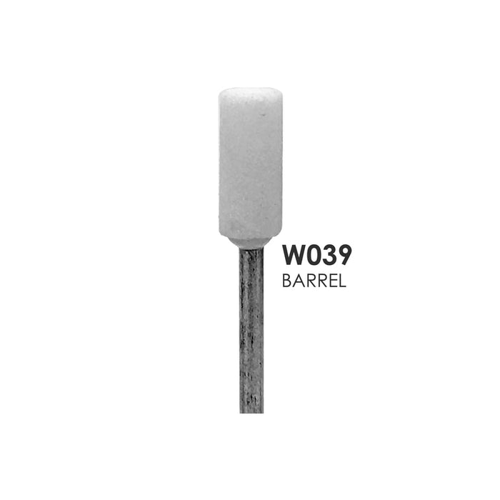 White HP Mounted Grinding Stones
