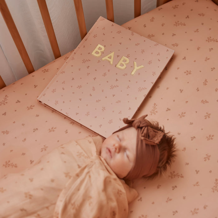 Wild Ruscus Organic Fitted Cot Sheet