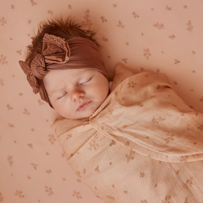 Wild Ruscus Organic Fitted Cot Sheet