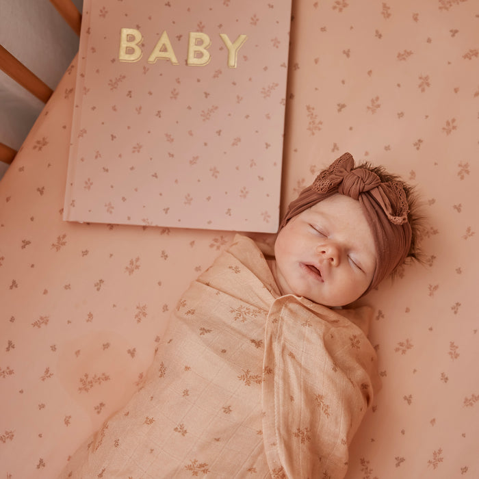 Wild Ruscus Organic Fitted Cot Sheet