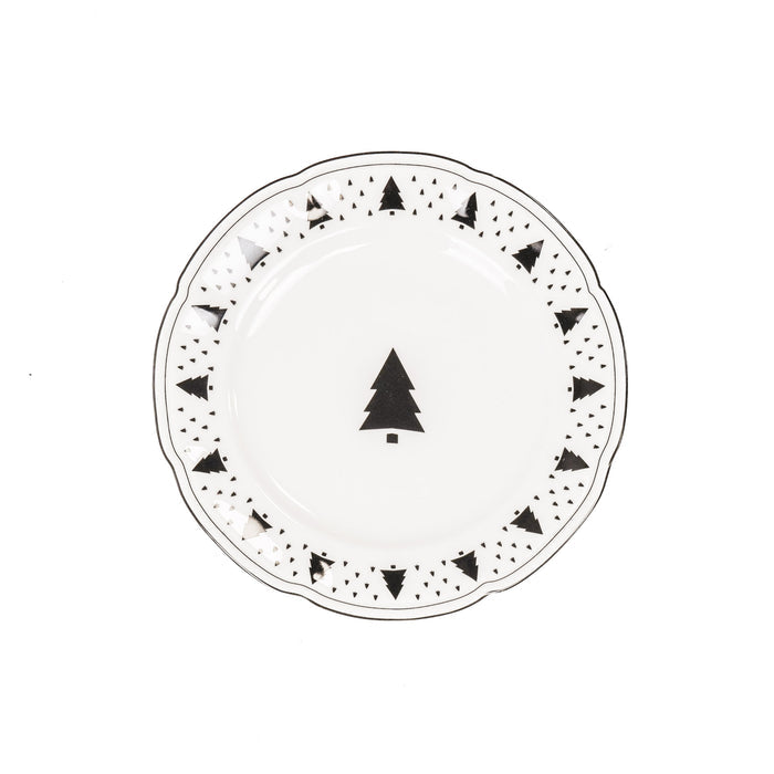 XMAS- Set Kerst Cadeauset – 2 x Geurstokjes, Geurkaars & Kerstbordjes Ø15 en Ø19 cm – Kerst Giftset